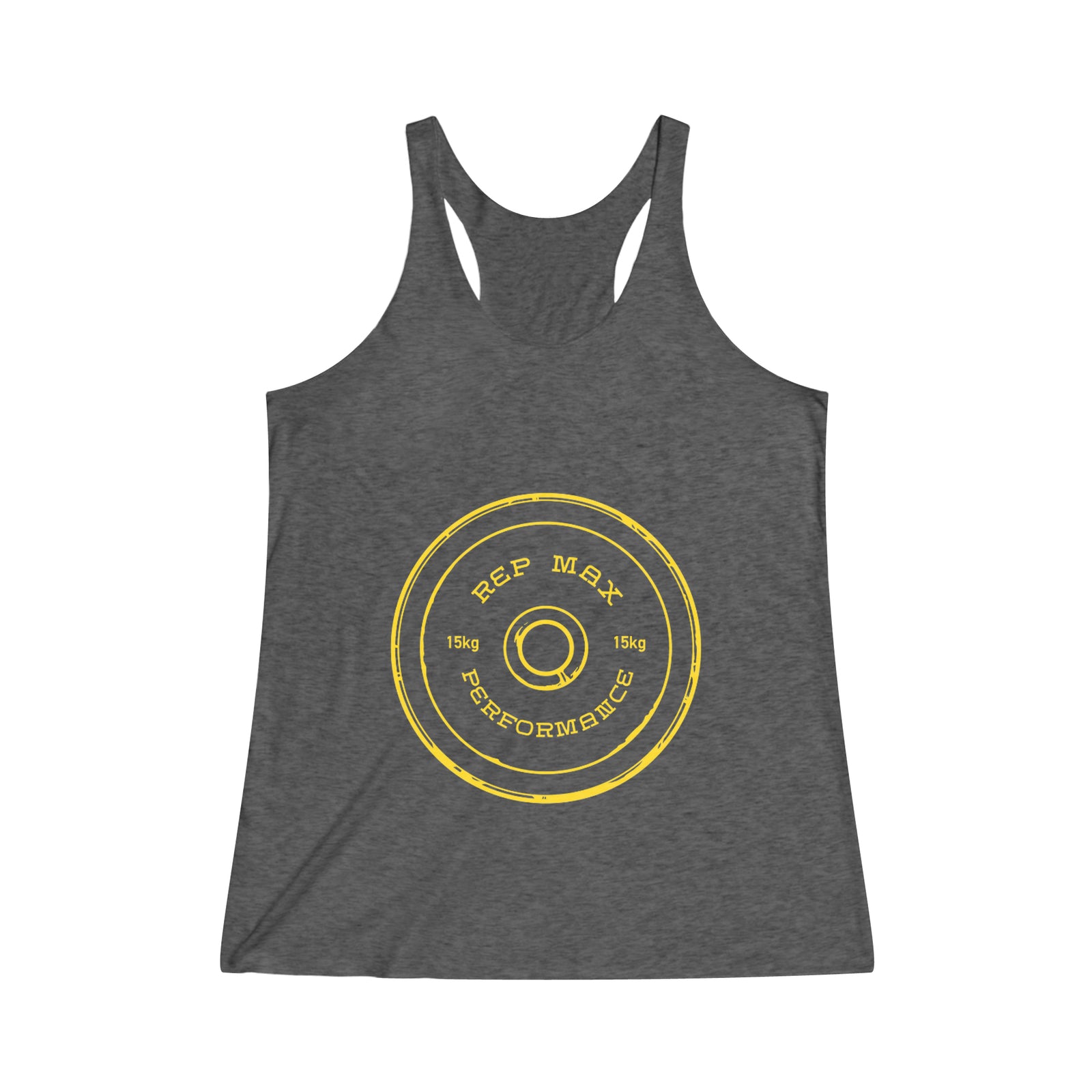 Women's Tri-Blend 15kg Racerback Tank