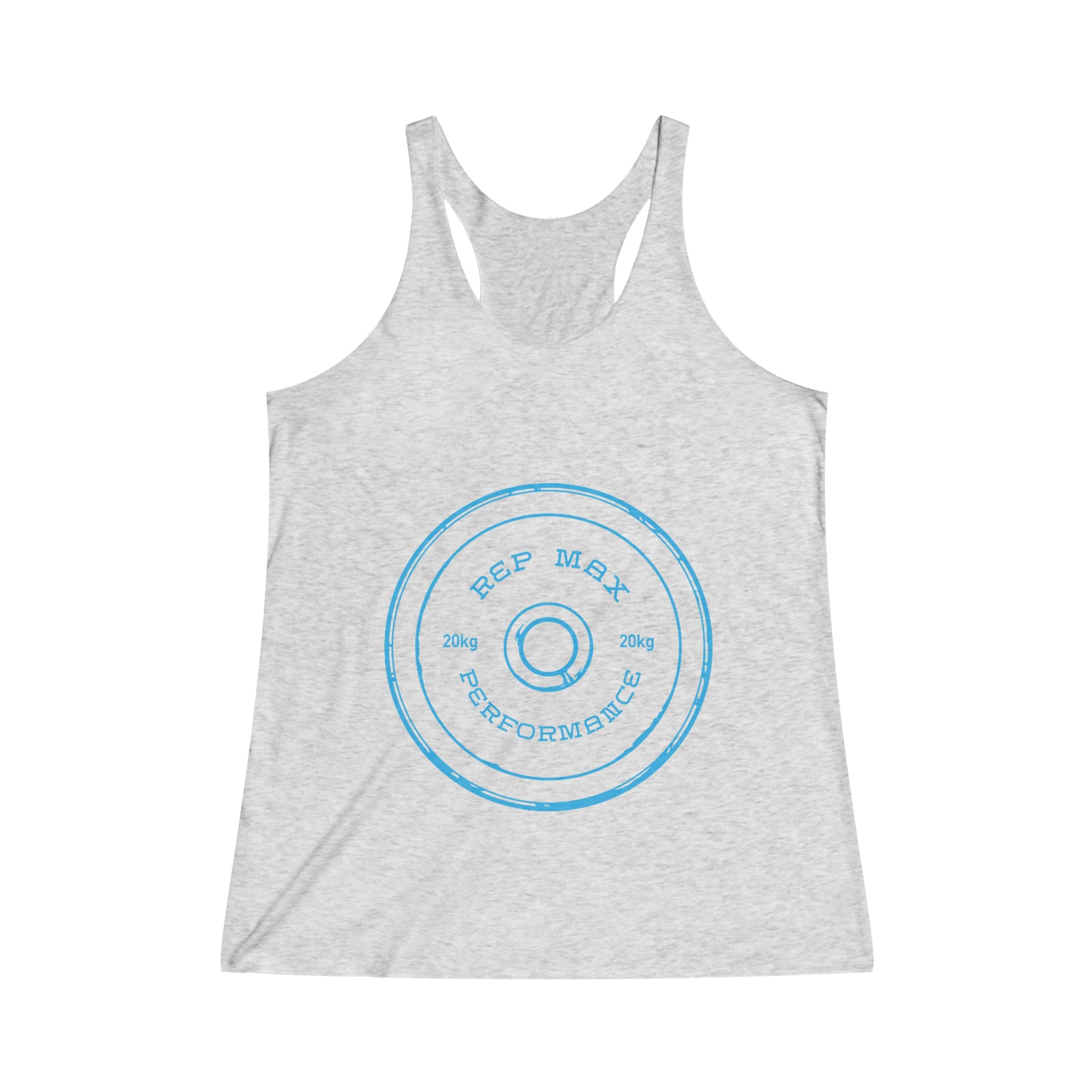 Womens Tri-Blend 20kg Racerback Tank